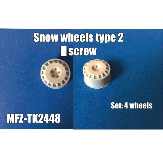 MF-Zone TK2448 1/24 16'' Snow Wheels Type 2, 5 Screw