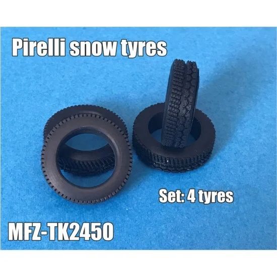 MF-Zone TK2450 1/24 16'' Pirelli Snow Tyres (4pcs)