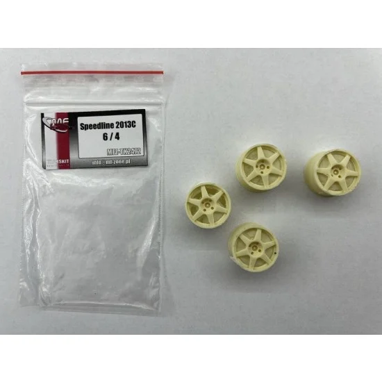 MF-Zone TK2472 1/24 Mfz-Tk2472 Speedline 2013C Wheels 6/4 (4pcs)