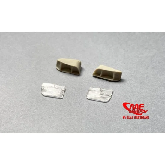 MF-Zone TK2482 1/24 Ford Sierra Cosworth 4x4 Front Lights for D.Model kits