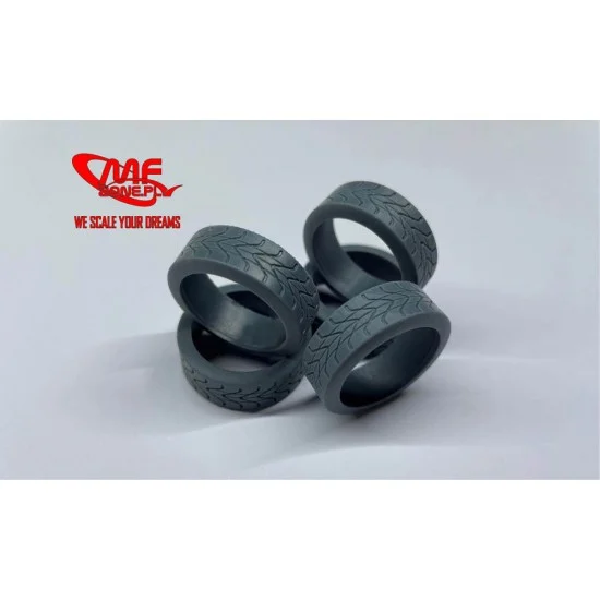 MF-Zone TK2485 1/24 Pirelli Cinturato Wet Tyres for Belkits