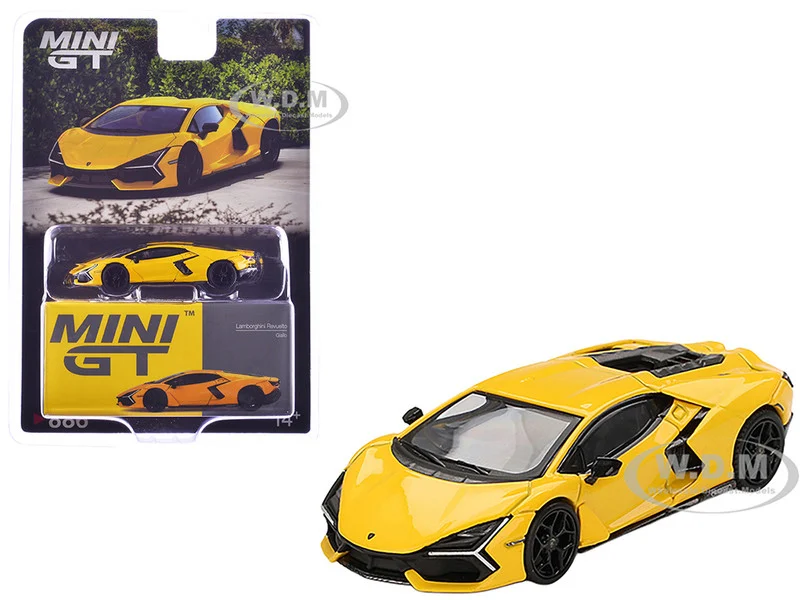 Lamborghini Revuelto Giallo (Yellow) Limited Edition 1/64 Diecast Model Car by Mini GT - Lamborghini Models