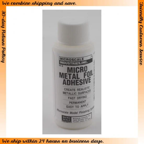 Microscale MI-8 Micro Metal Foil Adhesive (to Create Realistic Metallic Surfaces)