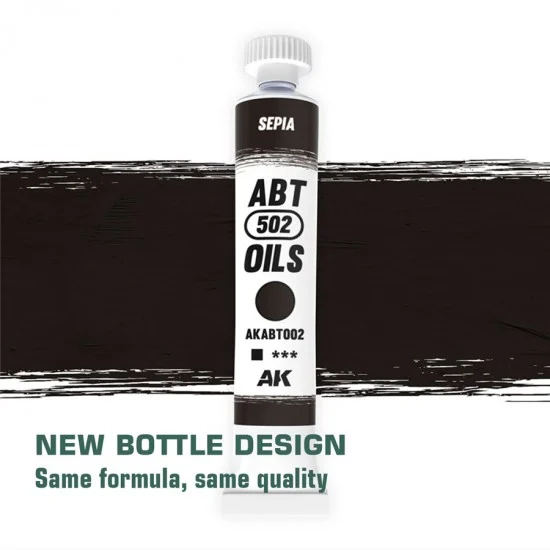 Abteilung 502 ABT002 Oil Paint - Sepia (20ml)
