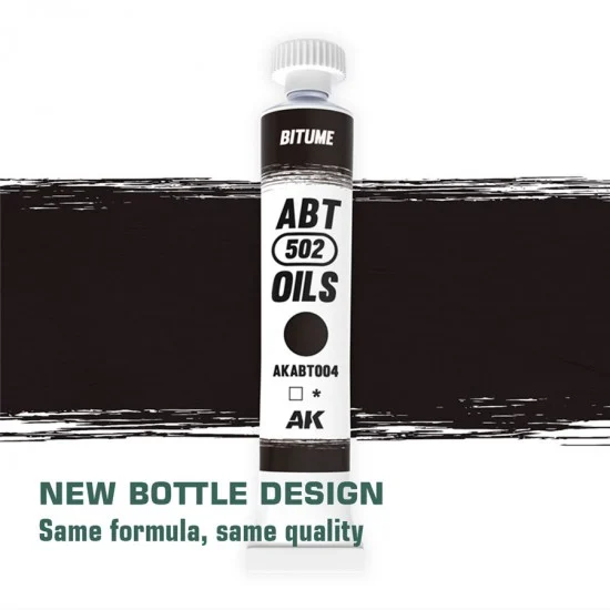 Abteilung 502 ABT004 Oil Paint - Bitume (20ml)