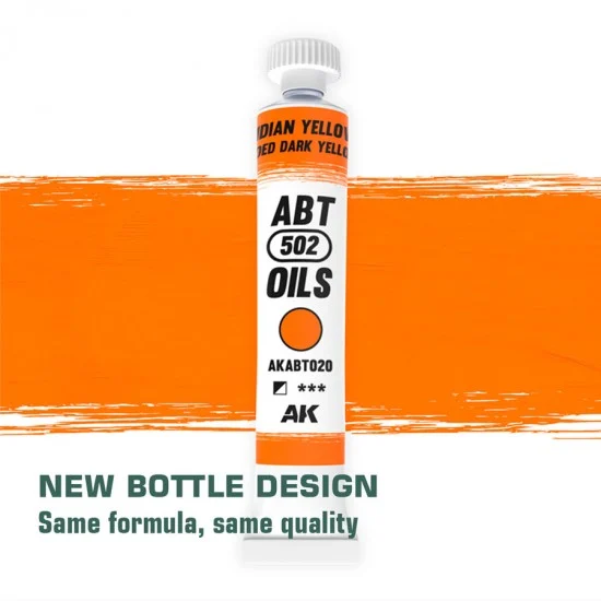 Abteilung 502 ABT020 Oil Paint - Indian Yellow/Faded Dark Yellow (20ml)