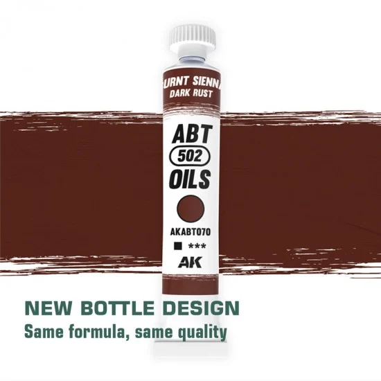 Abteilung 502 ABT070 Oil Paint - Dark Rust (20ml)