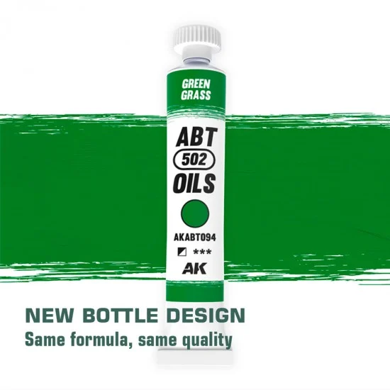 Abteilung 502 ABT094 Oil Paint - Green Grass (20ml)