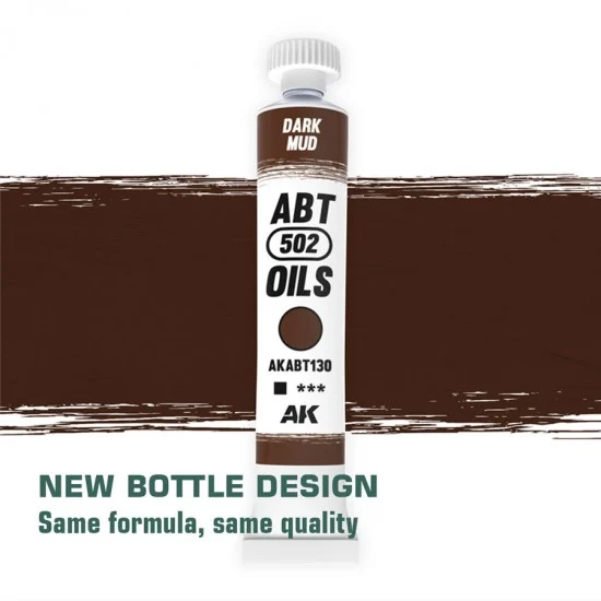 Abteilung 502 ABT130 Oil Paint - Dark Mud (20ml)