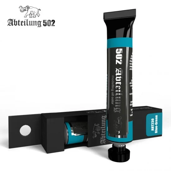 Abteilung 502 ABT230 502 Abteilung Oil Paint - Blue Green for German Grey (20ml)