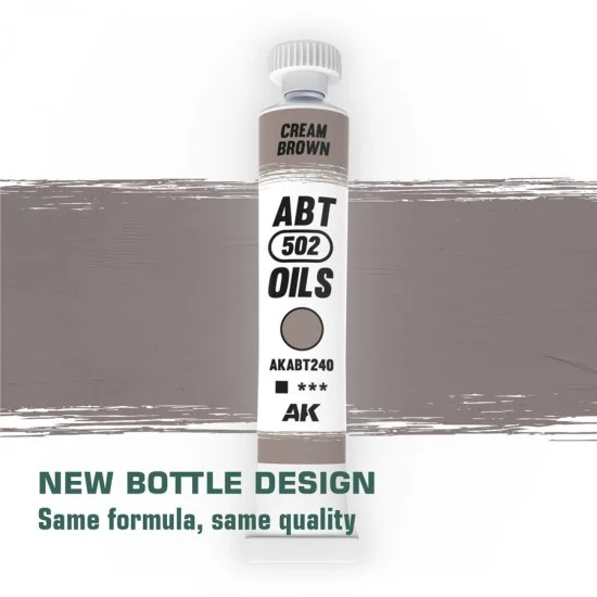 Abteilung 502 ABT240 Oil Paint - Cream Brown for German Yellow (20ml)
