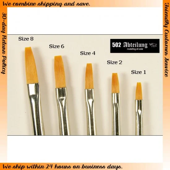 Abteilung 502 ABT835-1 Flat Brush Size 1