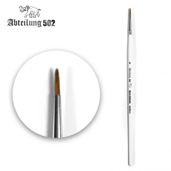 Abteilung 502 ABT850-0 Marta Kolinsky Round Brush Size 0