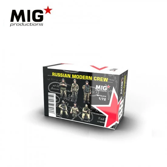 MIG Productions MP72412 1/72 Modern Russian Crews (6 resin figures) - Model Figures