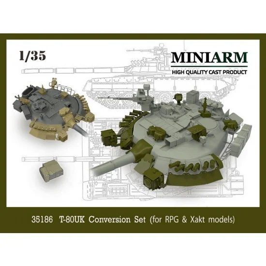 MiniArm B35186 1/35 T-80UK Conversion set for RPG Model/Xakt kits