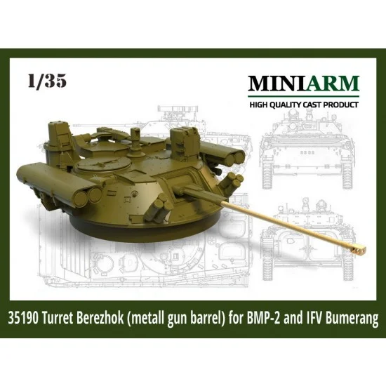MiniArm B35190 1/35 BMP-2 & IFV Bumerang Turret "Berezhok" for Panda Hobby/Trumpeter kits