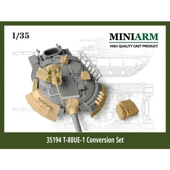 MiniArm B35194 1/35 T-80UE-1 Conversion set for Dragon/Zvezda/Trumpeter kits