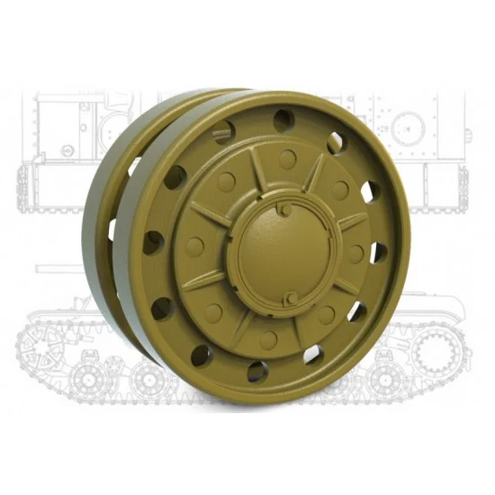 MiniArm B35218 1/35 KV Roadwheel set (Initial, 1939-40) for Zvezda/Tamiya/Trumpeter kits
