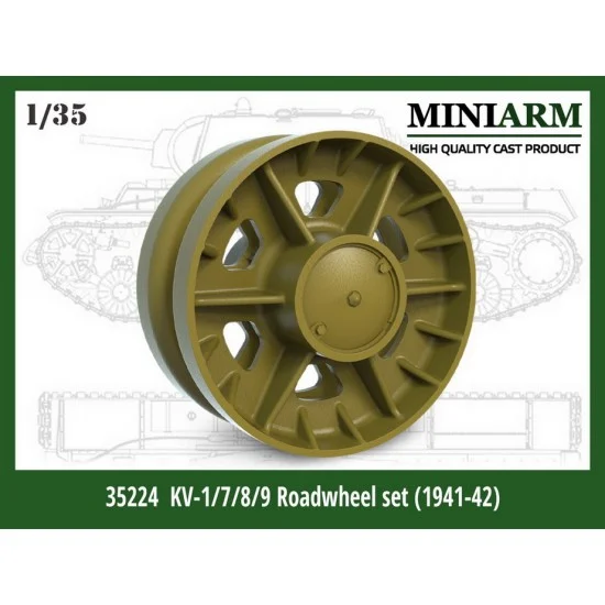 MiniArm B35224 1/35 KV-1/7/8/9 Roadwheel set (1941-42)