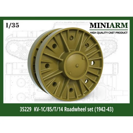 MiniArm B35229 1/35 KV-1C/85/T/14 Roadwheel set (1942-43)