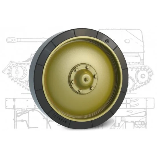 MiniArm B35257 1/35 Su-76 Roadwheels set for Zvezda kit
