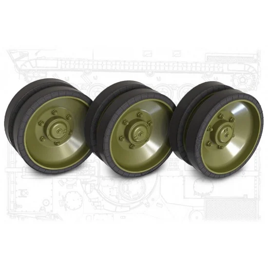 MiniArm B35265 1/35 BMP-3 Road Wheel set for Zvezda kits