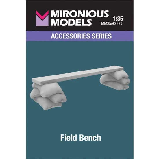 Mironious MM35ACC005 1/35 Field Bench - Scenics & Diorama