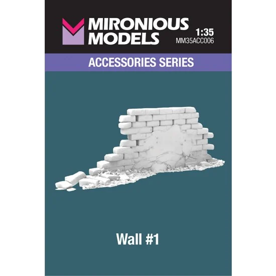 Mironious MM35ACC006 1/35 Wall #1 - Scenics & Diorama
