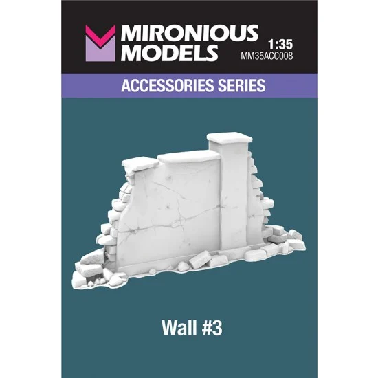 Mironious MM35ACC008 1/35 Wall #3 - Scenics & Diorama