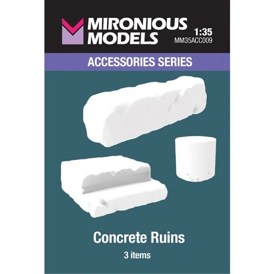 Mironious MM35ACC009 1/35 Concrete Ruins - Scenics & Diorama