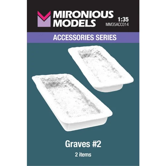 Mironious MM35ACC014 1/35 Graves #2 - Scenics & Diorama
