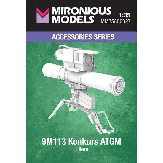 Mironious MM35ACC027 1/35 9M113 Konkurs ATGM - Military Vehicles & Tanks