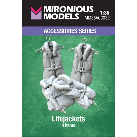 Mironious MM35ACC032 1/35 Lifejackets - Scenics & Diorama