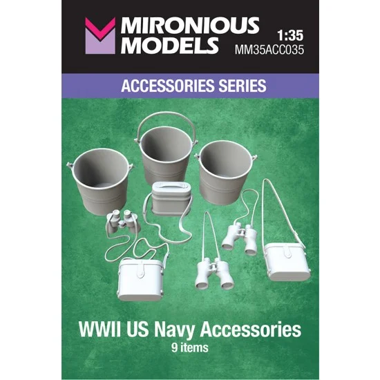 Mironious MM35ACC035 1/35 WWII US Navy Accessories - Scenics & Diorama