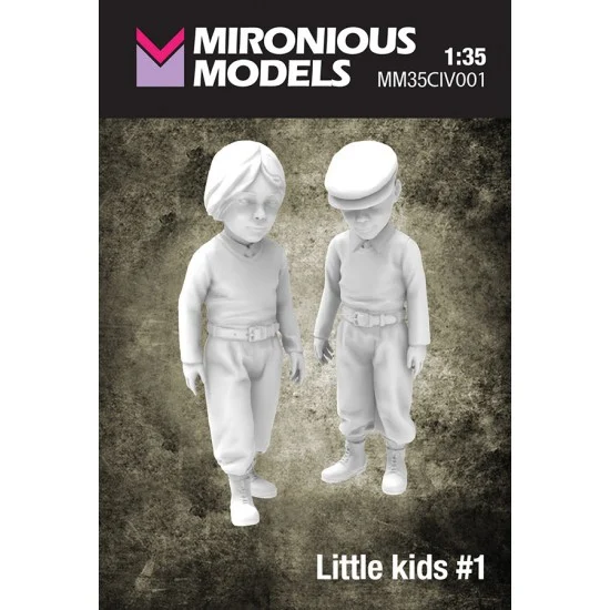 Mironious MM35CIV001 1/35 Little kids #1 - Model Figures