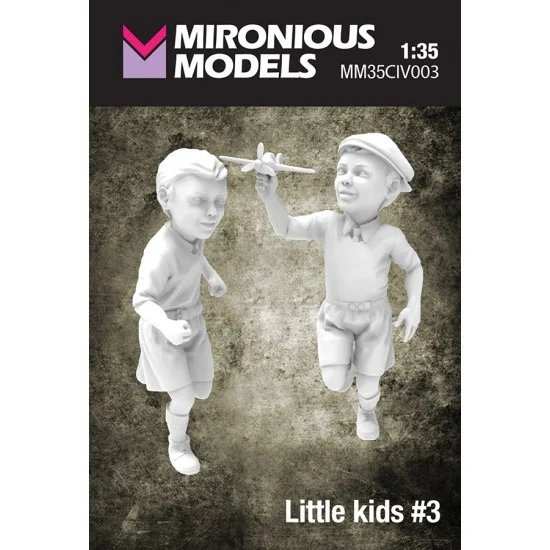 Mironious MM35CIV003 1/35 Little kids #3 - Model Figures