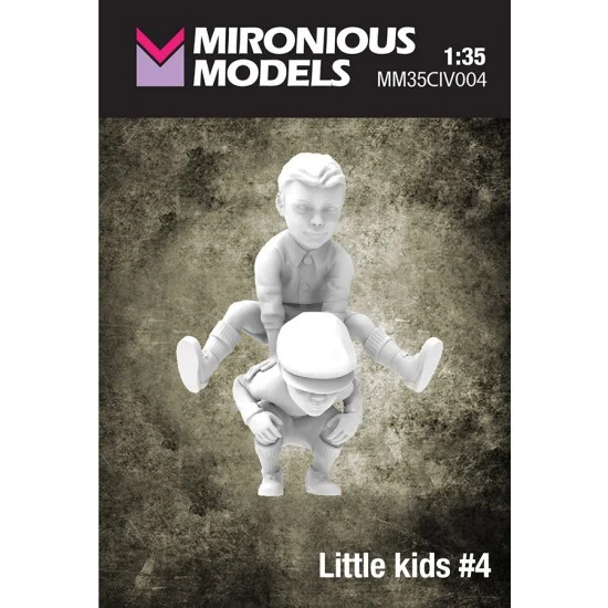 Mironious MM35CIV004 1/35 Little kids #4 - Model Figures