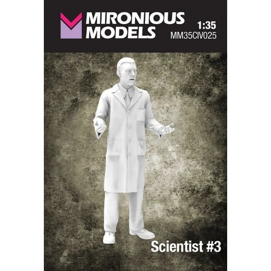 Mironious MM35CIV025 1/35 Scientist #3 - Model Figures