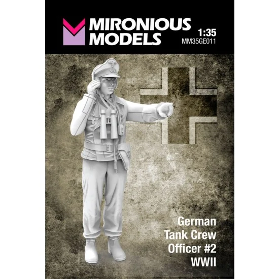 Mironious MM35GE011 1/35 WWII German Tank Crew Officer #2 - Model Figures