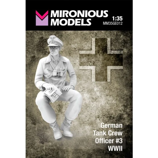 Mironious MM35GE012 1/35 WWII German Tank Crew Officer #3 - Model Figures