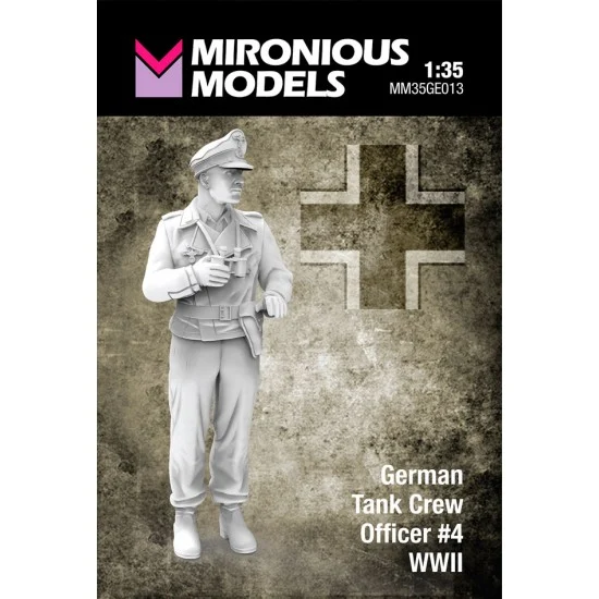 Mironious MM35GE013 1/35 WWII German Tank Crew Officer #4 - Model Figures