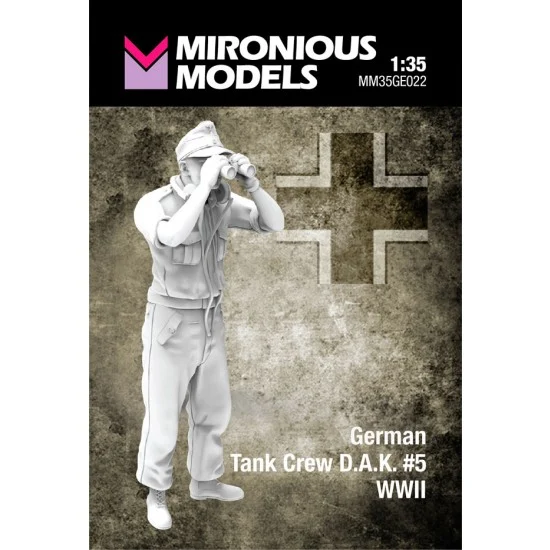Mironious MM35GE022 1/35 WWII German Tank Crew D.A.K. #5 - Model Figures