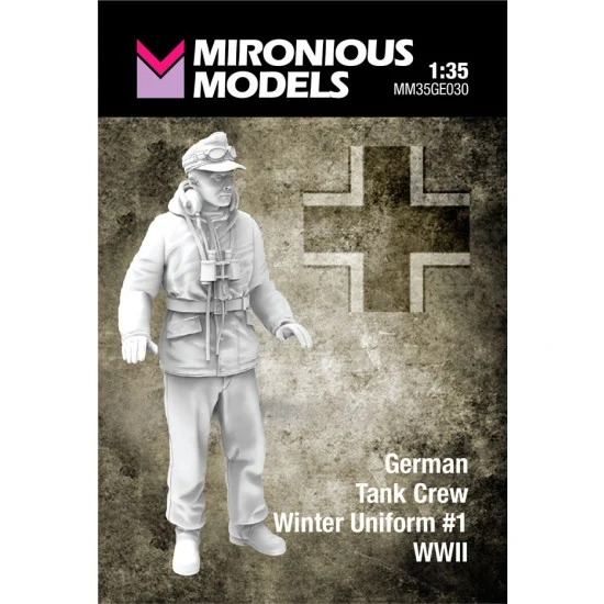 Mironious MM35GE030 1/35 WWII German Tank Crew Winter Uniform #1 - Model Figures