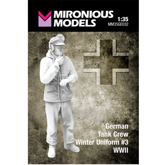 Mironious MM35GE032 1/35 WWII German Tank Crew Winter Uniform #3 - Model Figures