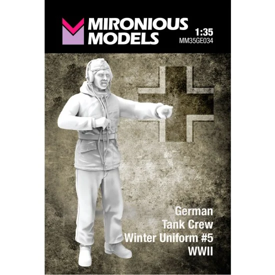 Mironious MM35GE034 1/35 WWII German Tank Crew Winter Uniform #5 - Model Figures