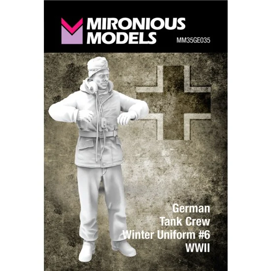 Mironious MM35GE035 1/35 WWII German Tank Crew Winter Uniform #6 - Model Figures
