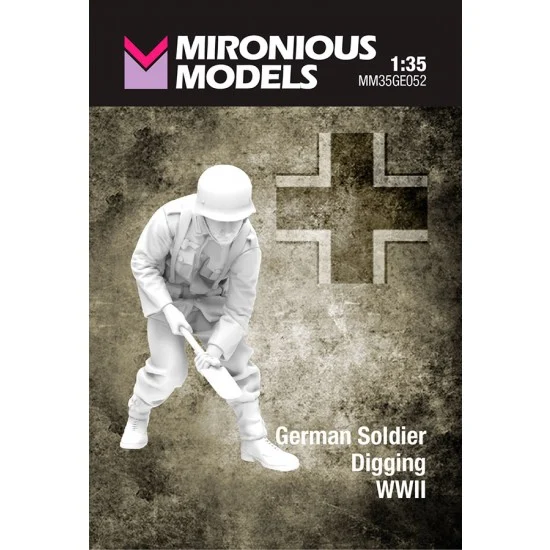 Mironious MM35GE052 1/35 WWII German Soldier Digging - Model Figures