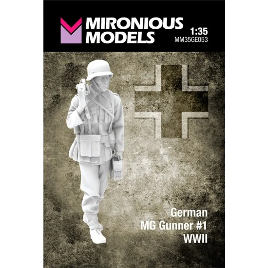 Mironious MM35GE053 1/35 WWII German MG Gunner #1 - Model Figures