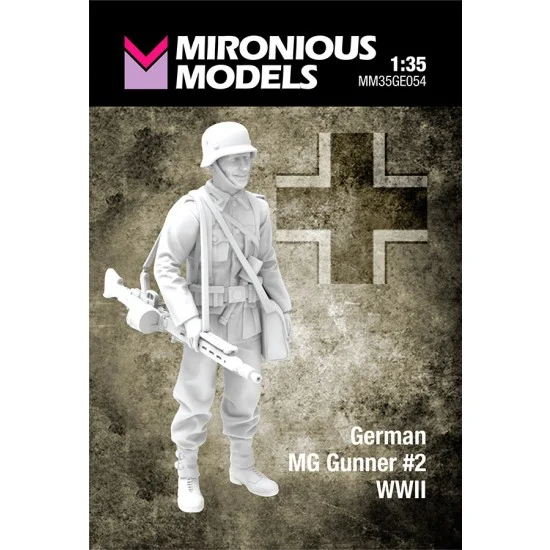 Mironious MM35GE054 1/35 WWII German MG Gunner #2 - Model Figures