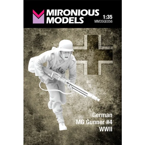 Mironious MM35GE056 1/35 WWII German MG Gunner #4 - Model Figures